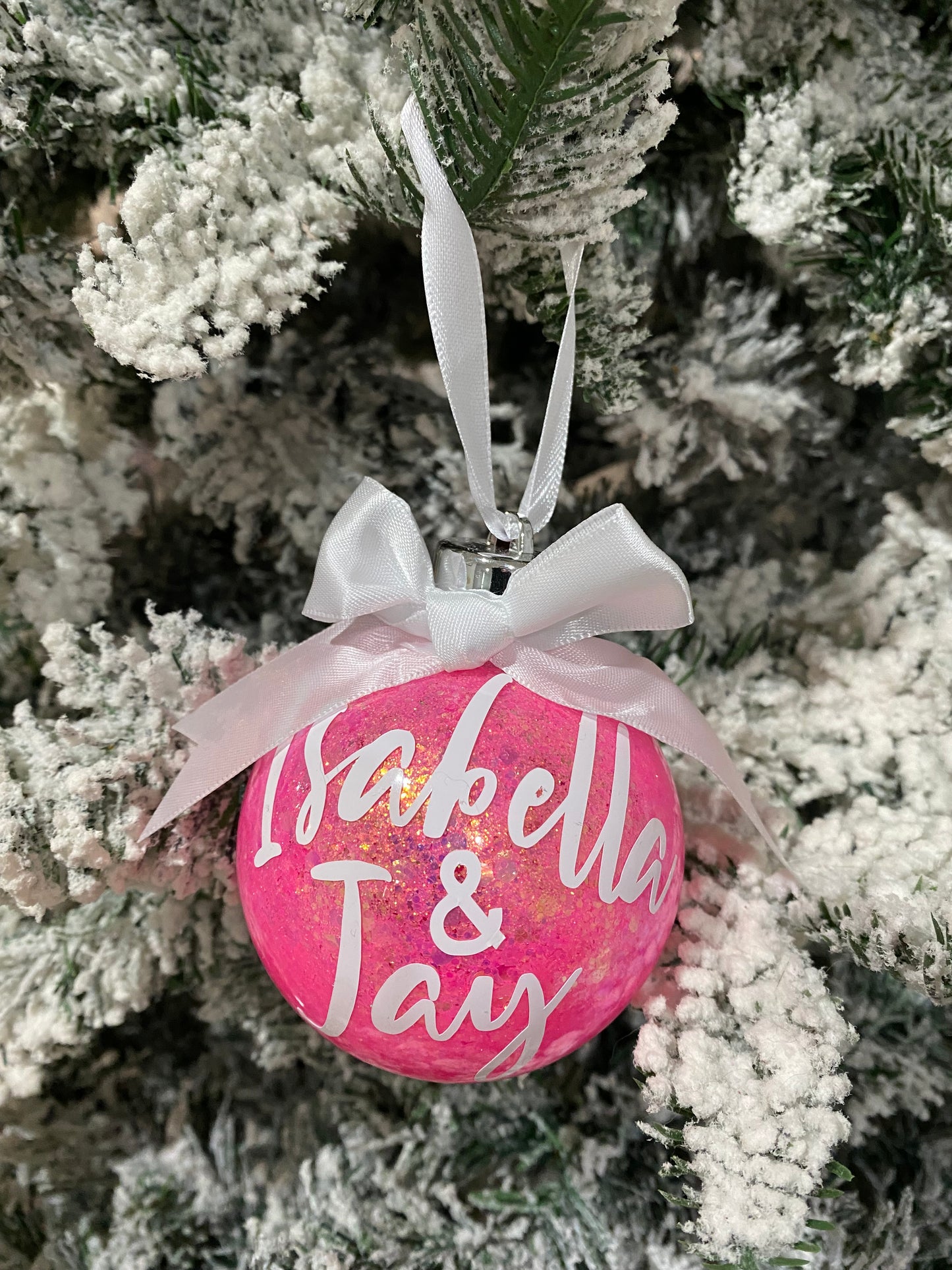 Glitter Christmas Baubles