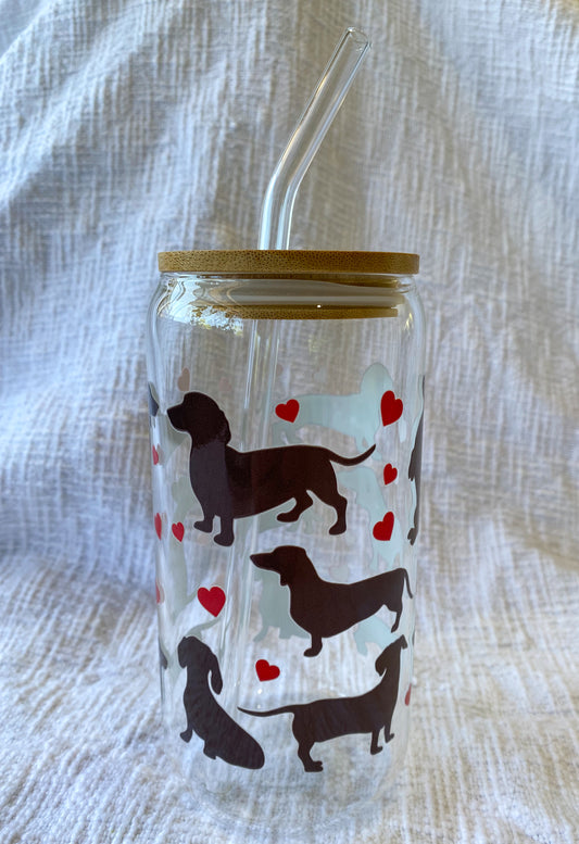 Dachshund Libbey Glass