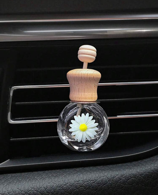 White Flower Car Diffuser