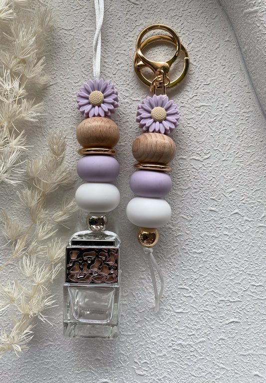 Lilac Daisy Diffuser/Keychain