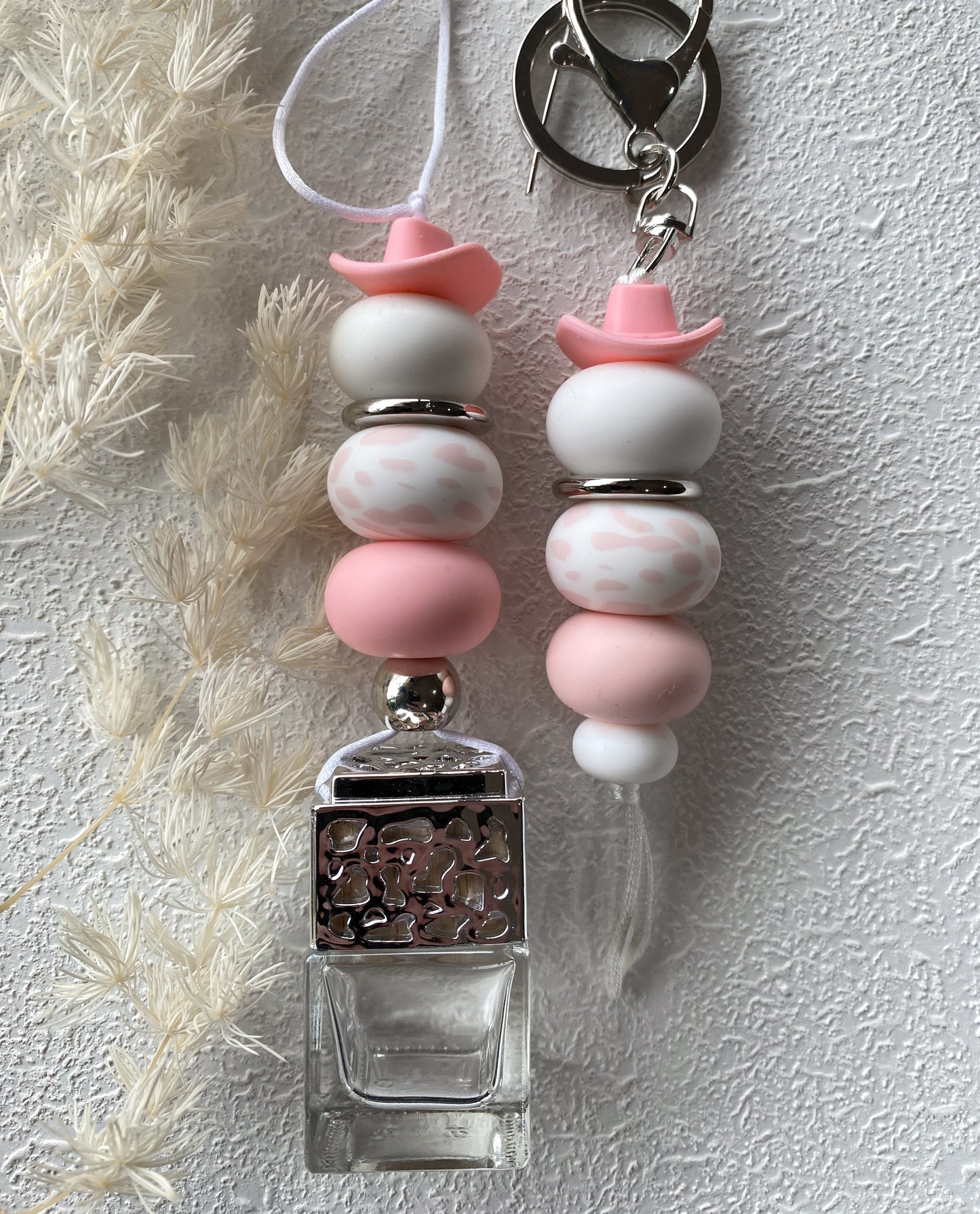 Pink Cowgirl Car Diffuser/Keychain