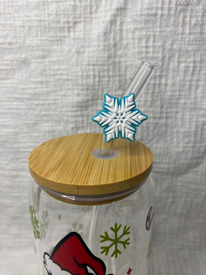 Mystery Christmas Straw Topper