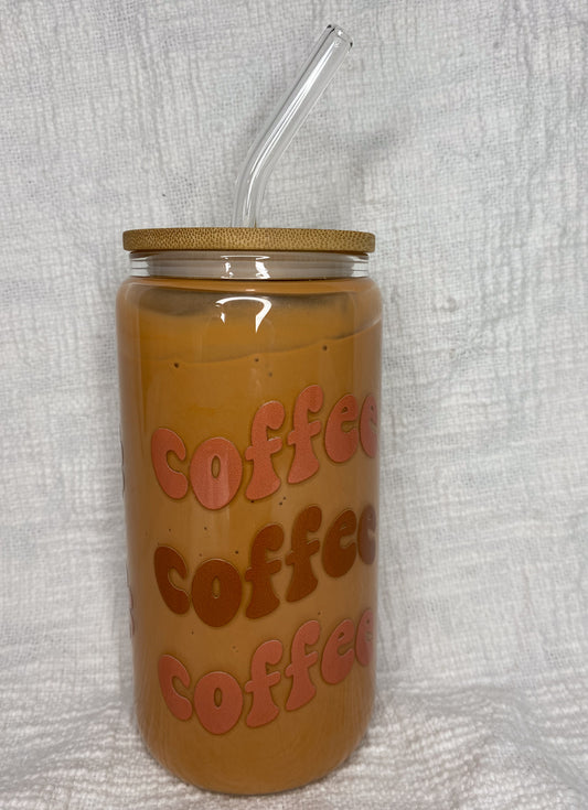 Coffee Milkshake Snow Globe Tumbler