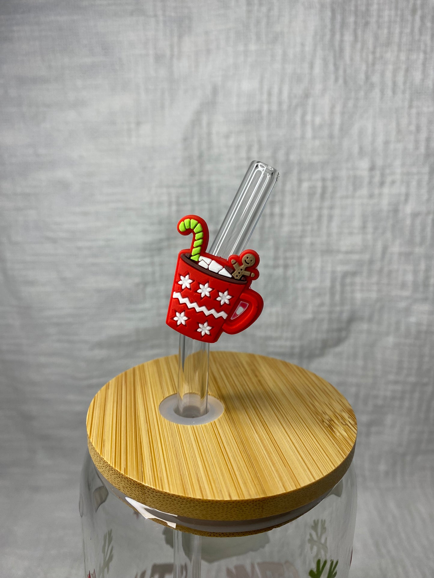 Mystery Christmas Straw Topper