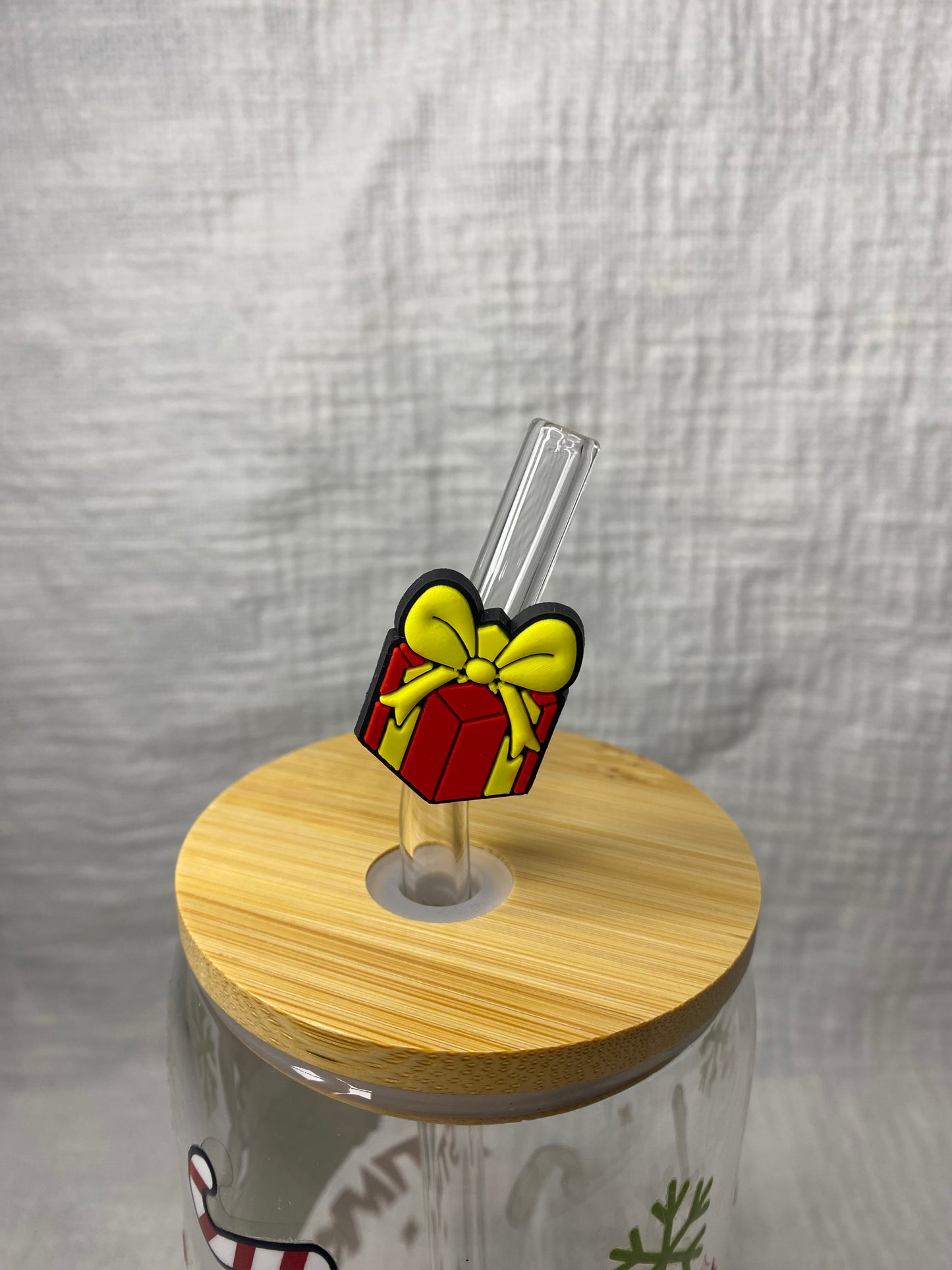 Mystery Christmas Straw Topper