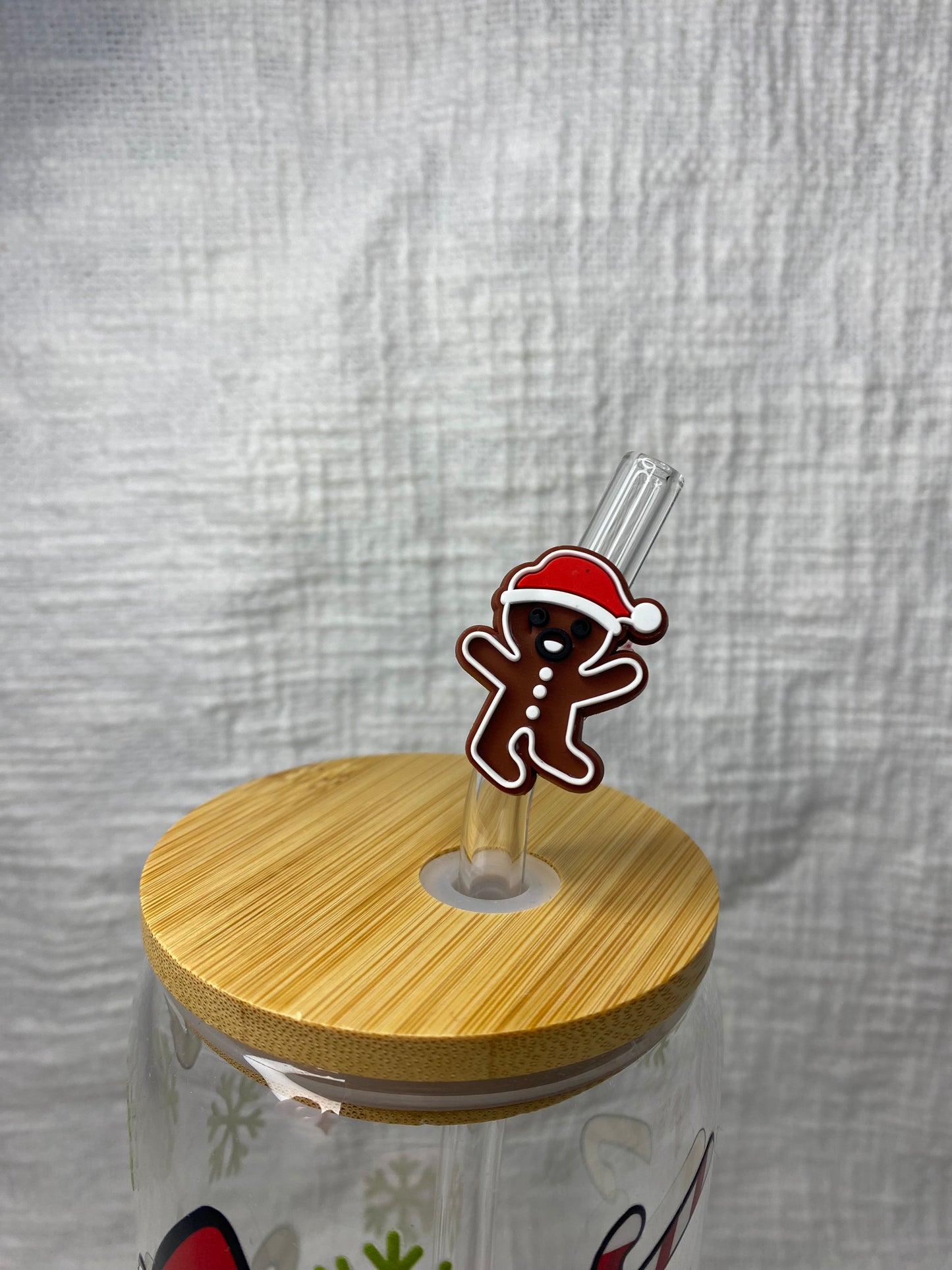 Mystery Christmas Straw Topper