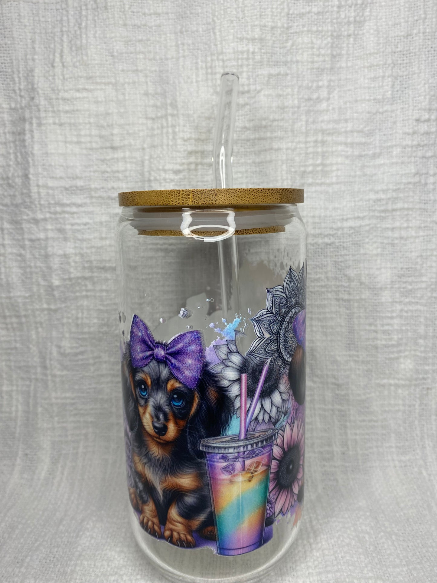 Dachshund Libbey Glass