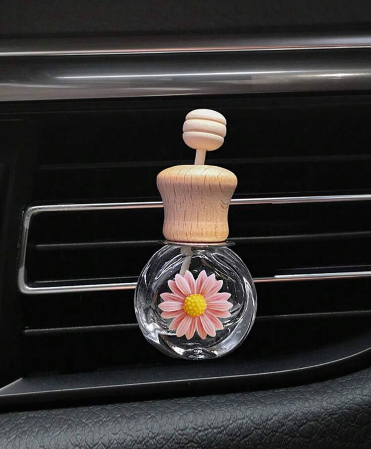 Pink Flower Car Diffuser