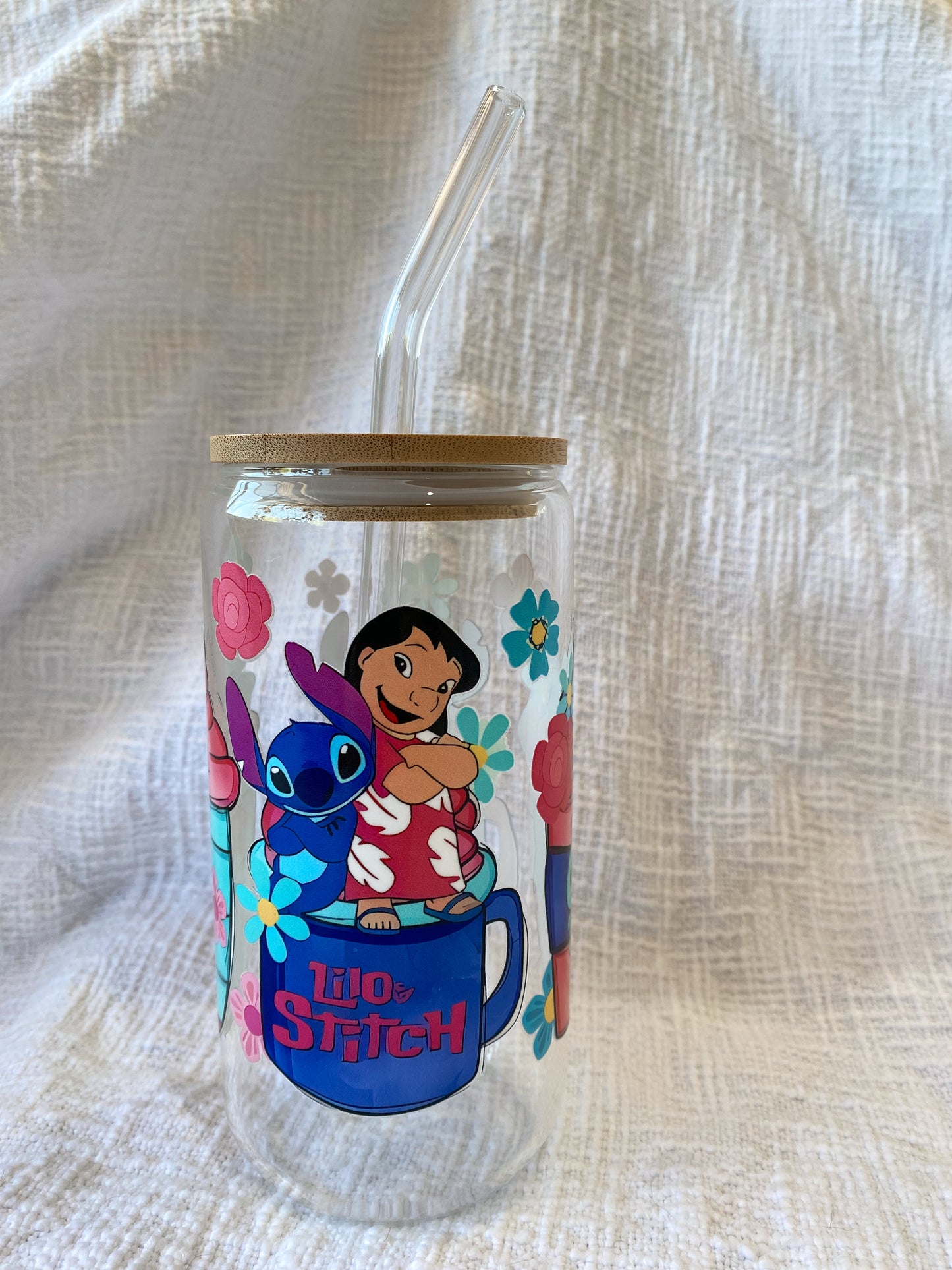 Lilo and stitch Libbey Glass