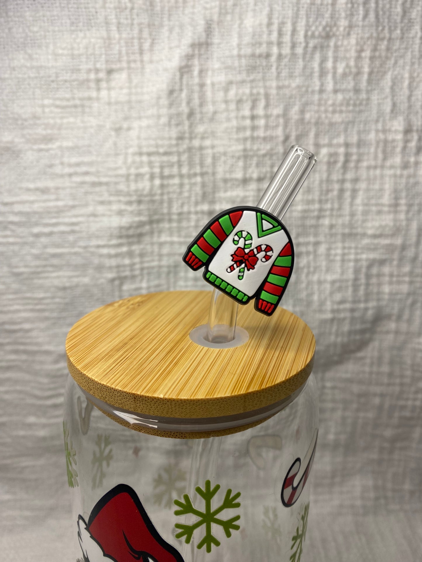 Mystery Christmas Straw Topper