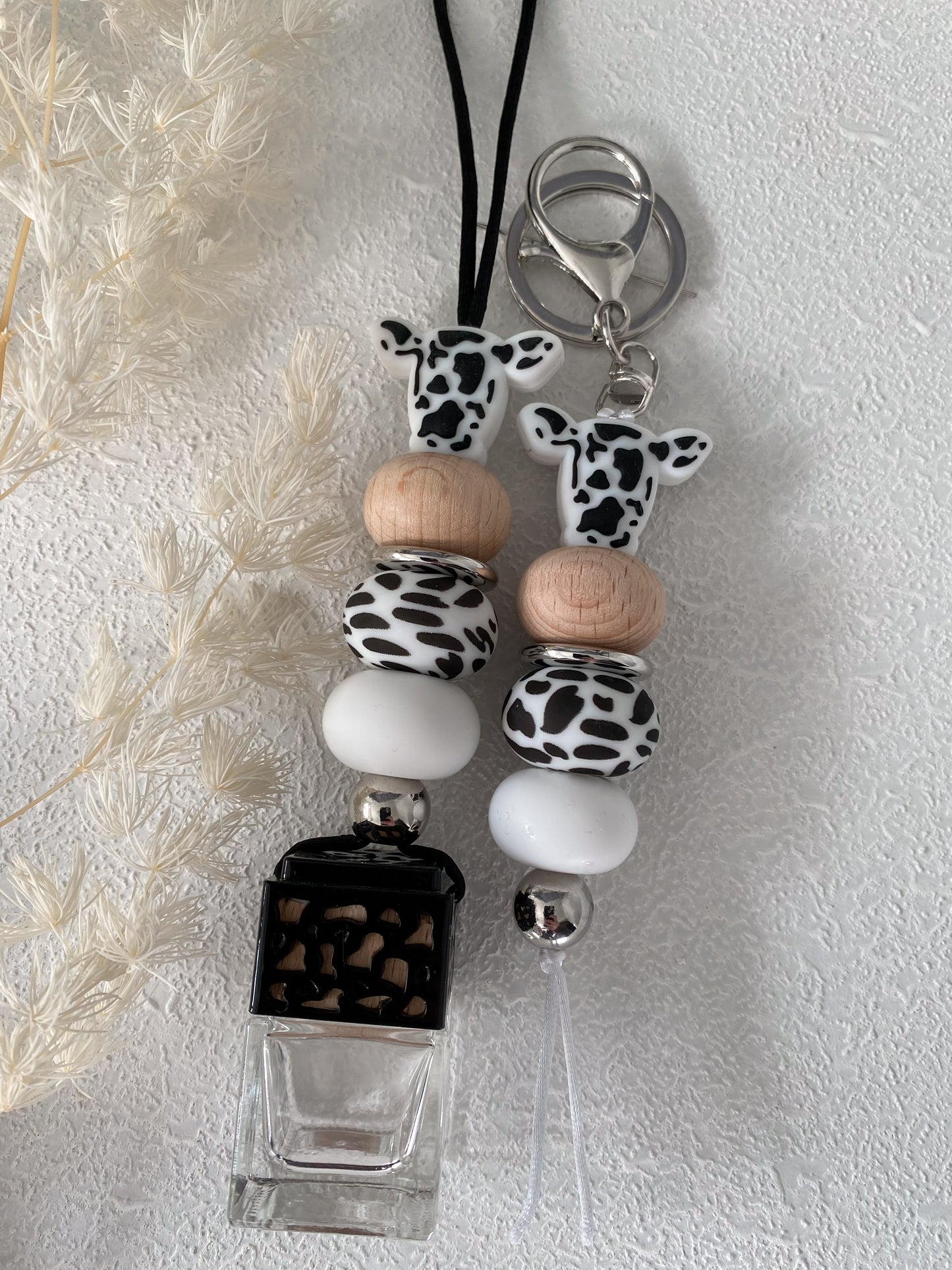 Spotty Cow Car Diffuser/Keychain