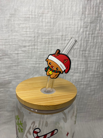 Mystery Christmas Straw Topper