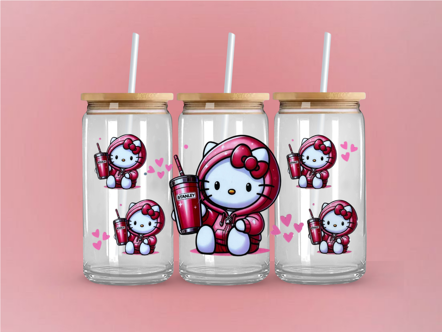 Hello Kitty Libbey Glass