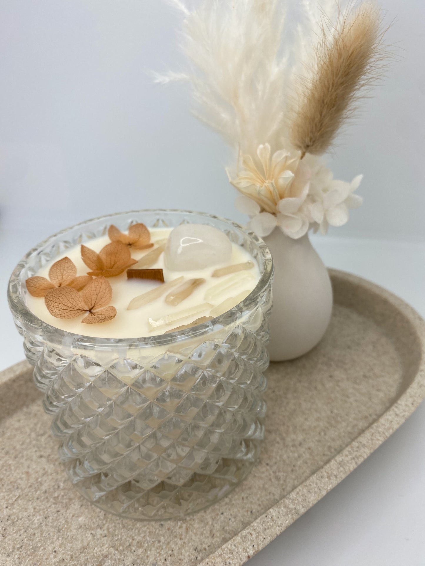 Crystal Infused Lux Candle