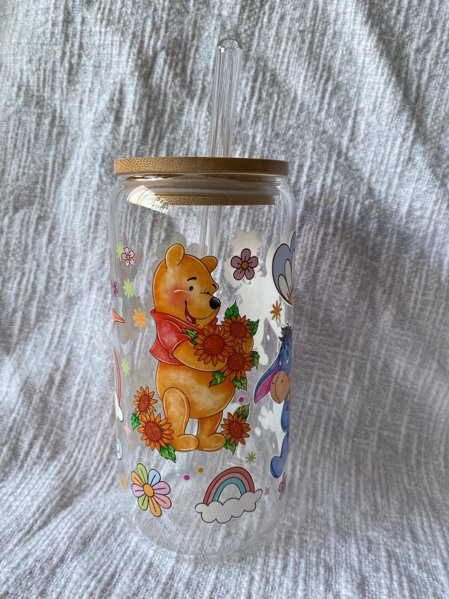 Pooh Bear Libbey Glass