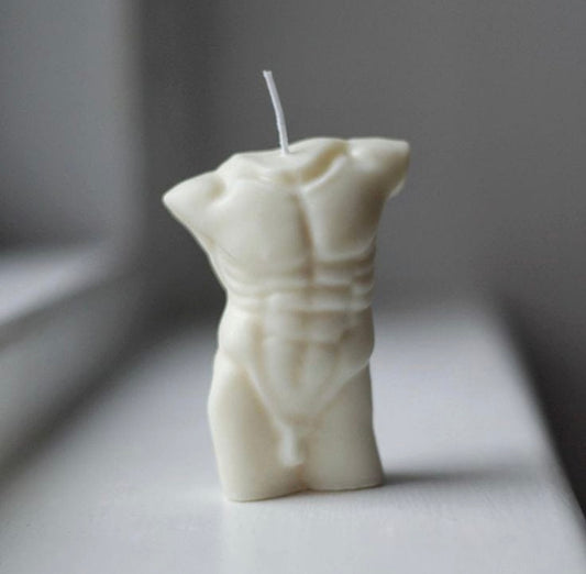 Male Figure Pillar Candle