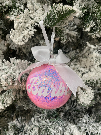 Glitter Christmas Baubles