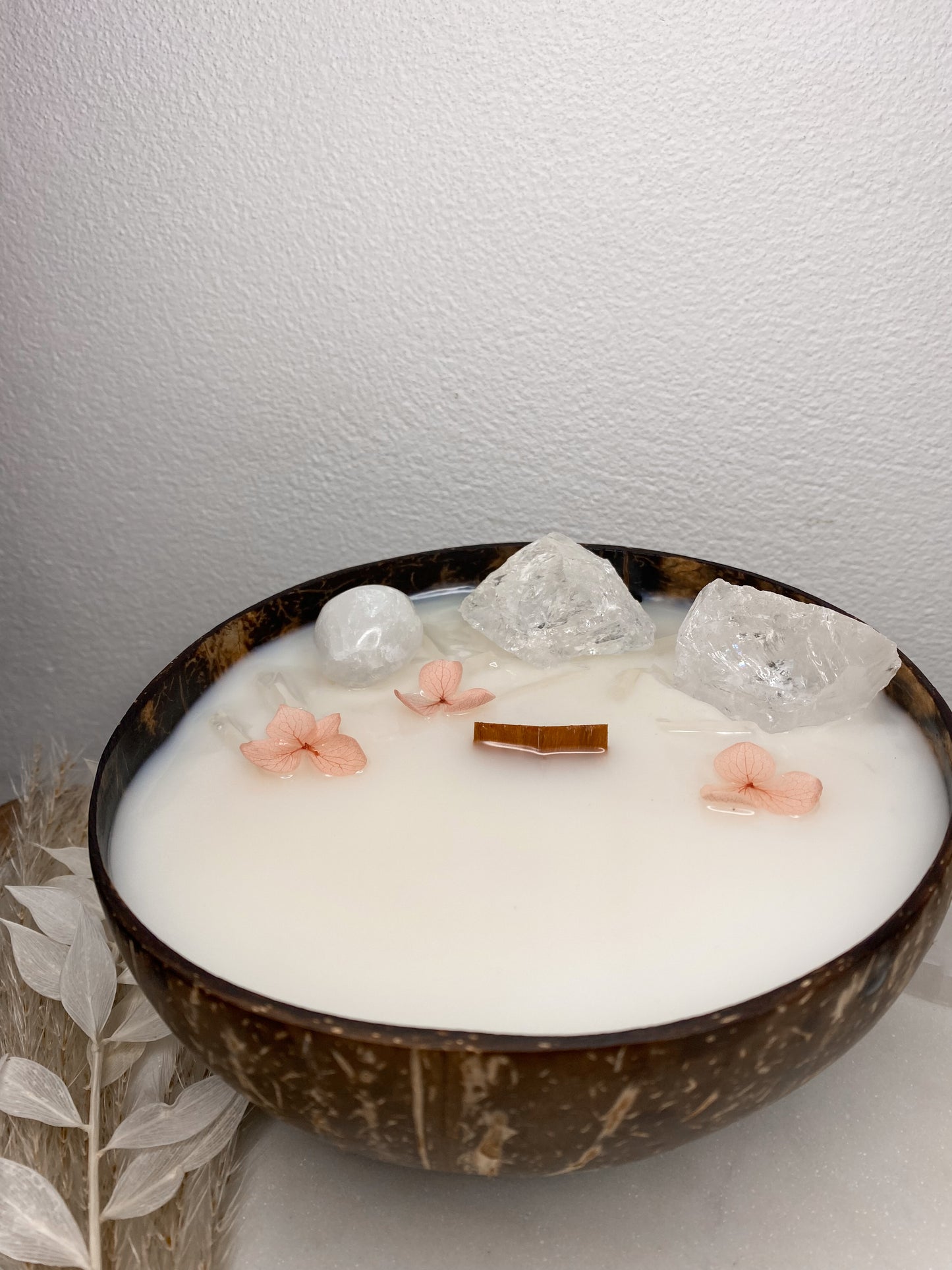 Crystal Infused Coconut Candle