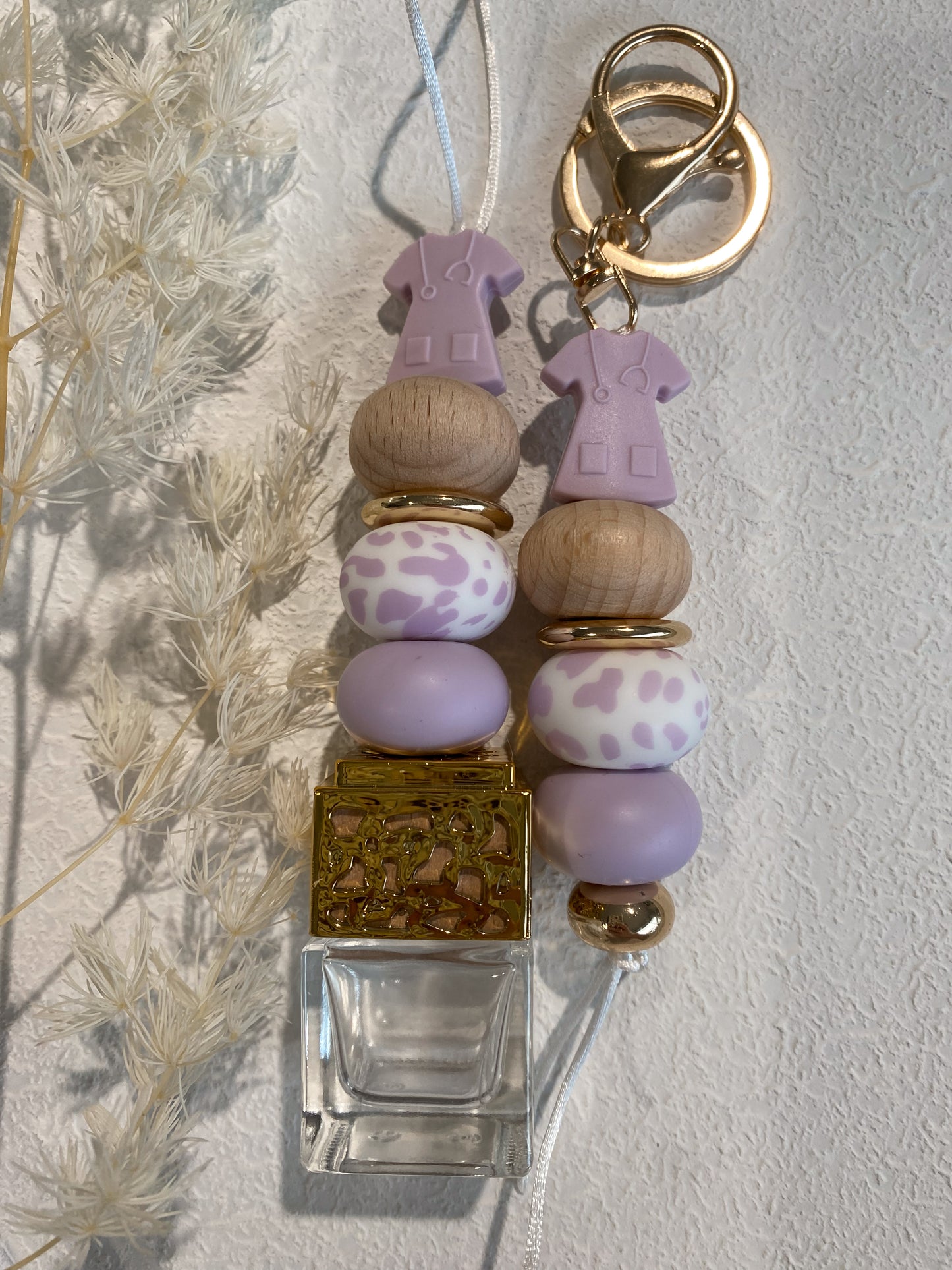 Lilac Nurse Car Diffuser/Keychain