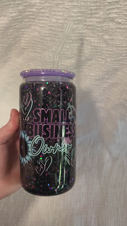 Small Biz Snow Globe glass